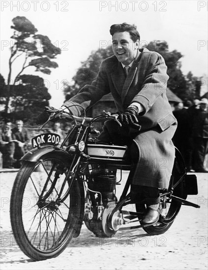 Geoff Duke, (c1950s?). Artist: Unknown