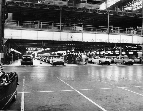 Citroen Production line, 1960. Artist: Unknown