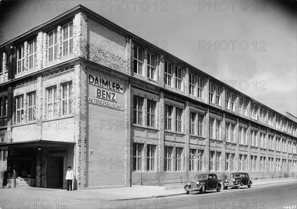 The Daimler-Benz factory, Stuttgart, Germany, c1950. Artist: Unknown