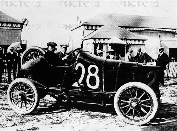 Arrol-Johnston car at the Coupe de l'Auto, Dieppe, France, 1912. Artist: Unknown