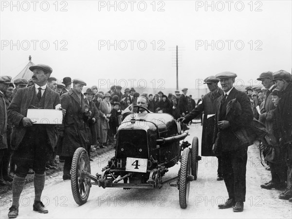 Aston Martin at a motor racing event, 1922. Artist: Unknown