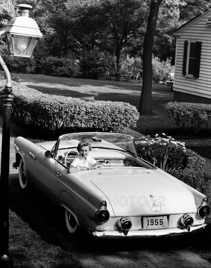 Ford Thunderbird, 1955. Artist: Unknown