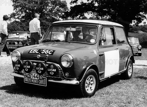 1965 Mini Cooper S Rally car, Beaulieu, Hampshire, 1983. Artist: Unknown