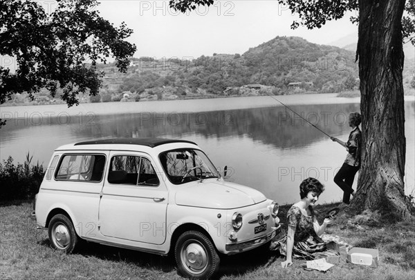 Fiat 500 Giardiniera, c1962. Artist: Unknown