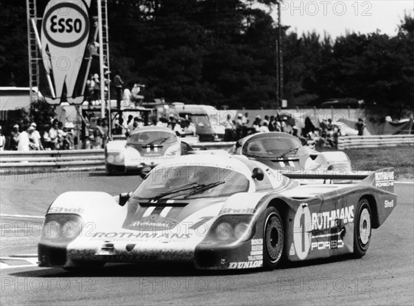 Porsche 956 driven By Jacky Ickx and Derek Bell, 1982. Artist: Unknown