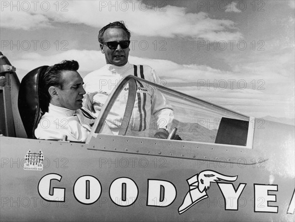 Bobby Tatroe in the cockpit of 'Wingfoot Express II', Bonneville Salt Flats, Utah, USA, c1965. Artist: Unknown