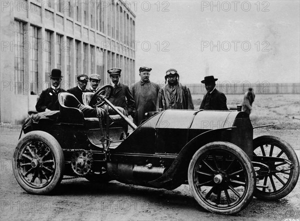 Mercedes 90 hp car, c1930-c1904. Artist: Unknown