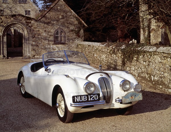 1950 Jaguar XK 120. Artist: Unknown