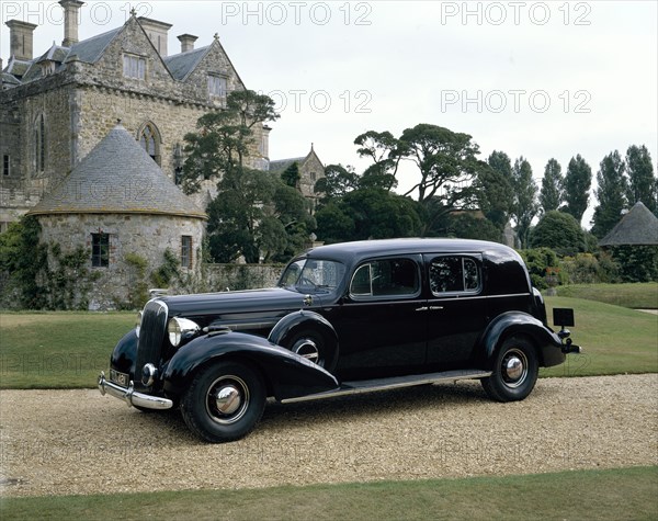 A 1936 Buick 37.8hp limousine. Artist: Unknown