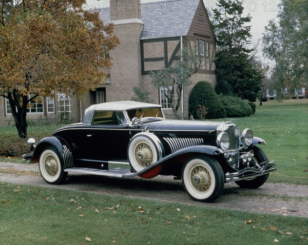 A 1931 Duesenberg J. Artist: Unknown