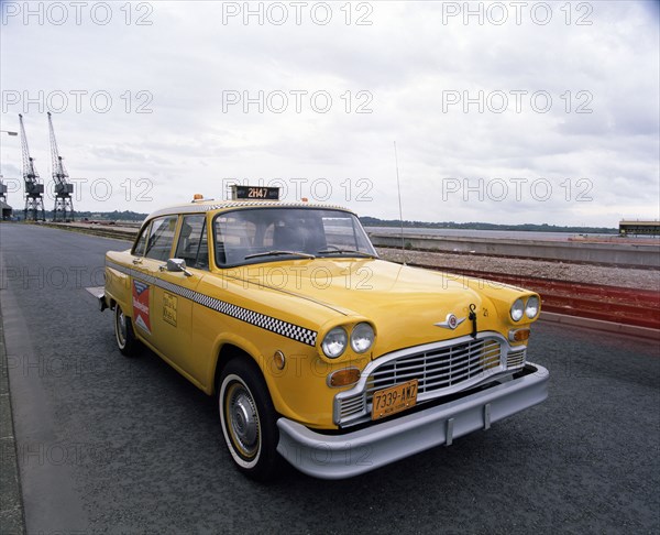 Checker A11 cab, 1980. Artist: Unknown