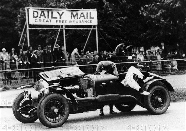 Alfa Romeo of Kaye Don, Tourist Trophy Race, Ards-Belfast circuit, Northern Ireland, 1930. Artist: Unknown