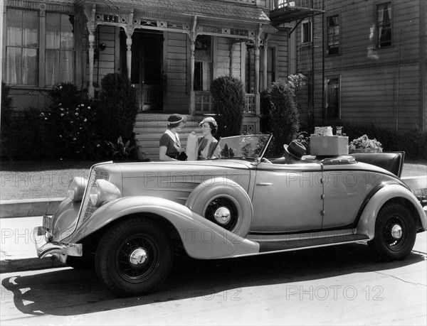 Auburn 8 Convertible Coupe, 1934. Artist: Unknown