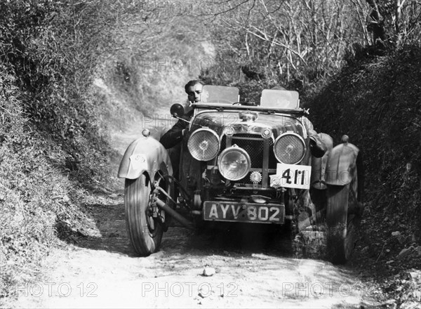1934 Aston Martin Le Mans, possibly a MK II, (1934?). Artist: Unknown