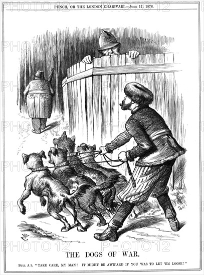 'The Dogs of War', 1876. Artist: Joseph Swain