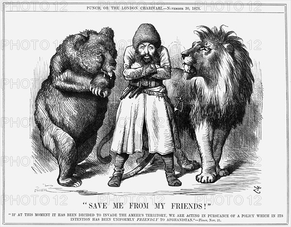 Save Me from my Friends!, 1878. Artist: Joseph Swain