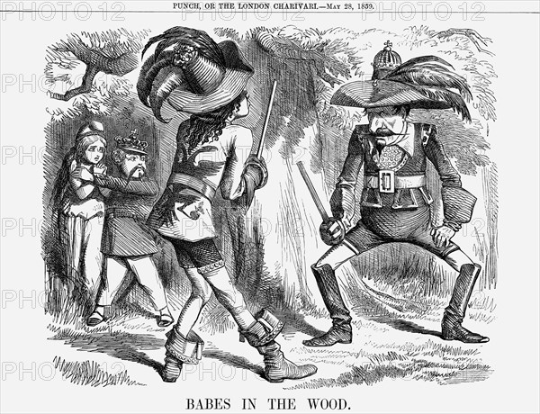 'Babes in the Wood', 1859. Artist: Unknown