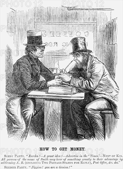 'How to Get Money', 1859. Artist: Unknown