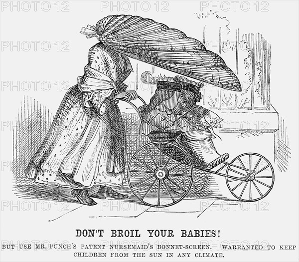 'Don't Broil your Babies!', 1859. Artist: Unknown
