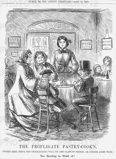 'The Profligate Pastry-Cook's', 1860. Artist: Unknown