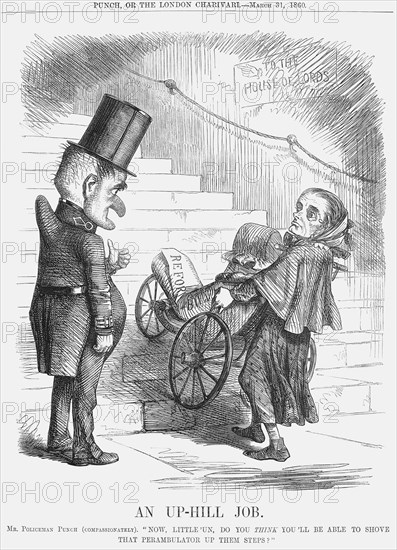 'An Up-hill Job', 1860. Artist: Unknown