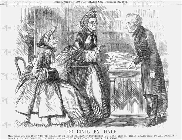 'Too Civil by Half', 1862. Artist: Unknown