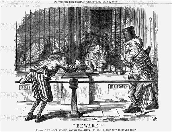 Beware!, 1863. Artist: John Tenniel