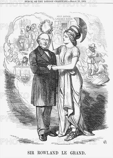 'Sir Rowland Le Grand', 1864. Artist: John Tenniel