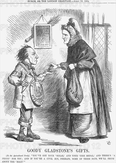 'Goody Gladstone's Gifts', 1864. Artist: John Tenniel