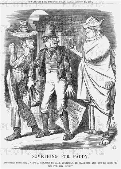 'Something for Paddy', 1864. Artist: John Tenniel