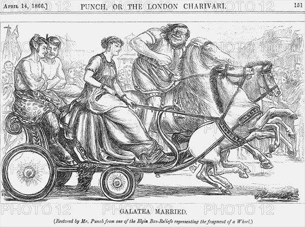 'Galatea Married', 1866. Artist: Unknown