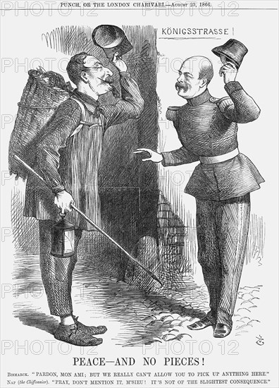 'Peace - and No Pieces!', 1866. Artist: John Tenniel