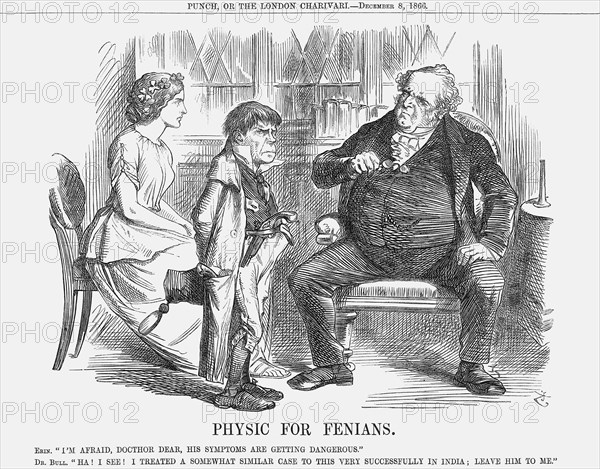 'Physic for Fenians', 1866. Artist: John Tenniel