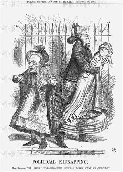 'Political Kidnapping', 1867. Artist: John Tenniel