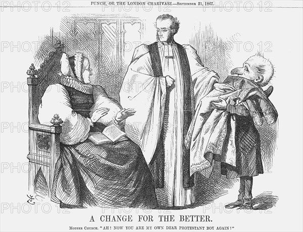 'A Change for the Better', 1867. Artist: John Tenniel