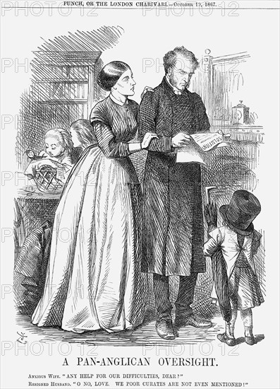 'A Pan-Anglican Oversight', 1867. Artist: John Tenniel