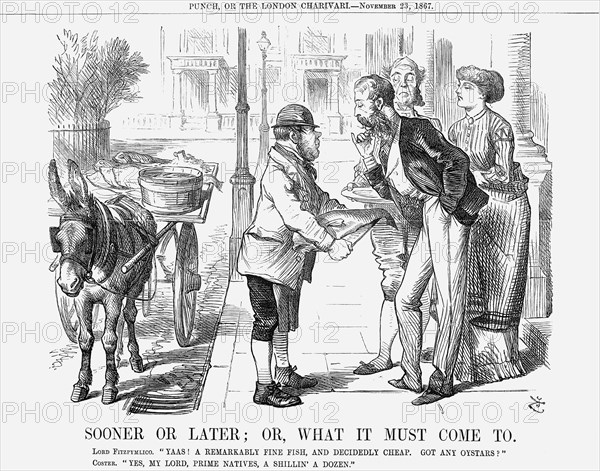 'Sooner or Later; or, What it must come to', 1867. Artist: John Tenniel