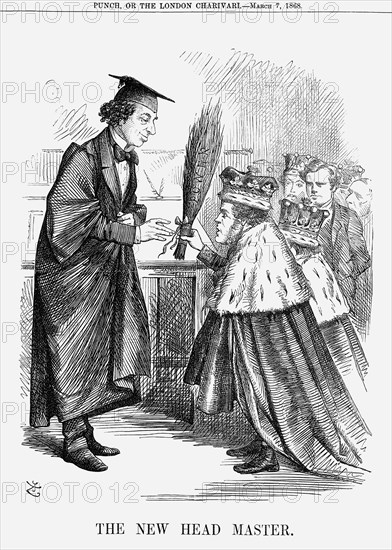 'The New Head Master', 1868. Artist: John Tenniel