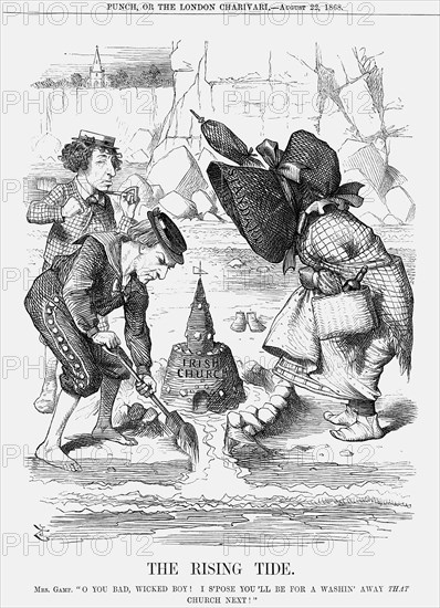 'The Rising Tide', 1868. Artist: John Tenniel