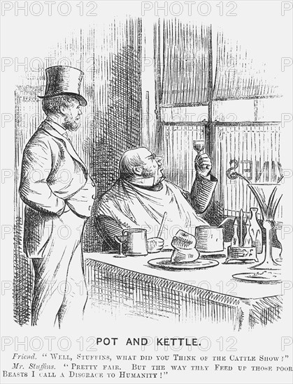 'Pot and Kettle', 1868. Artist: Unknown