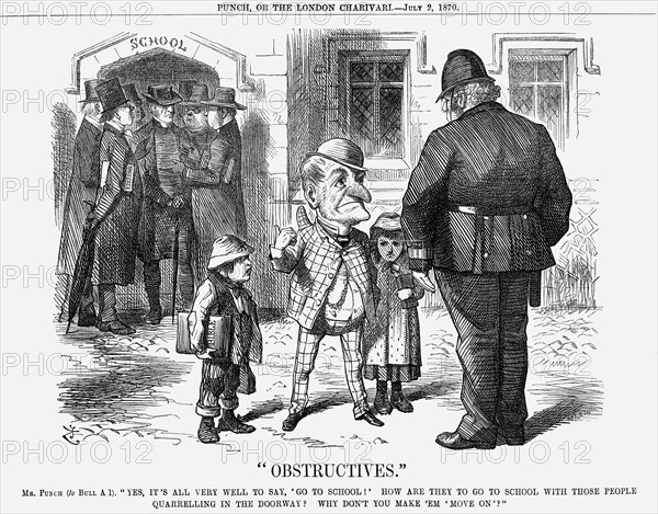 Obstructives, 1870. Artist: Joseph Swain