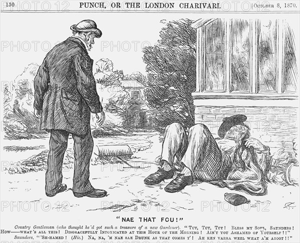 Nae That Fou!, 1870. Artist: Charles Samuel Keene