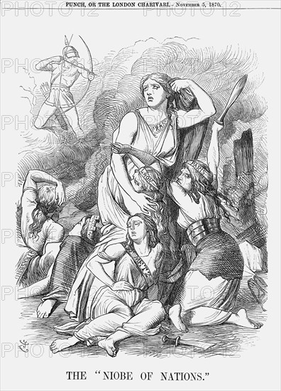 'The Niobe of Nations', 1870. Artist: Joseph Swain