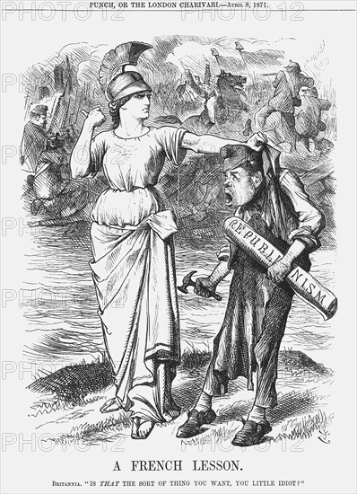 'A French Lesson', 1871. Artist: Joseph Swain