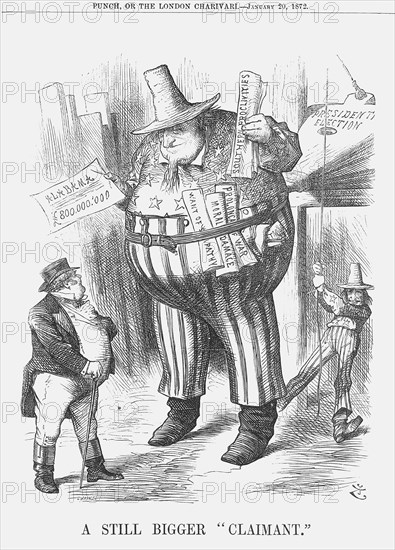 'A Still Bigger Claimant', 1872. Artist: Joseph Swain