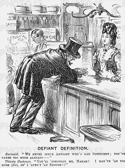 'Defiant Definition', 1872. Artist: Unknown