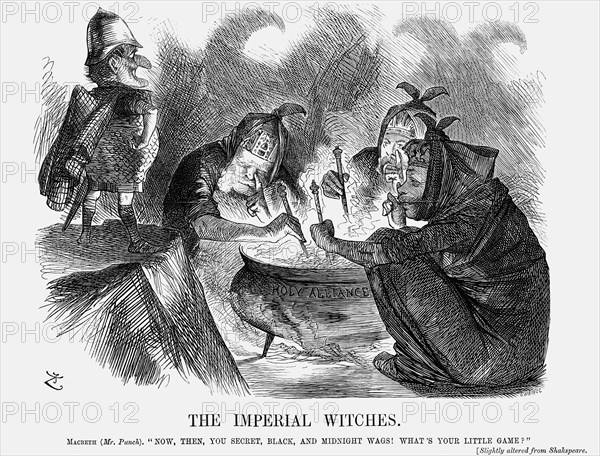 'The Imperial Witches', 1872. Artist: Joseph Swain