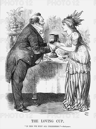 'The Loving Cup', 1872. Artist: Joseph Swain