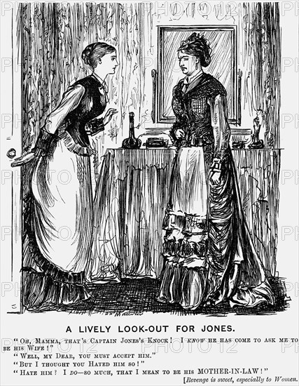 'A Lively Look-Out for Jones', 1876. Artist: George du Maurier