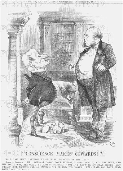 Conscience makes Cowards!, 1873. Artist: Joseph Swain